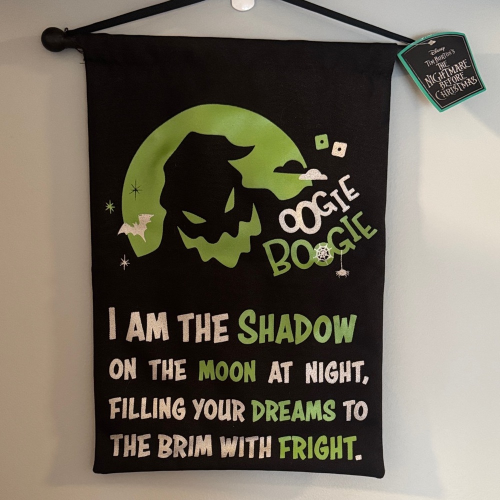 Nightmare Before Christmas Oogie Boogie wall hanging